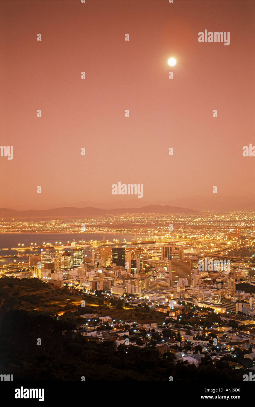 Cape Town on Western Cape in South Africa Stock Photo