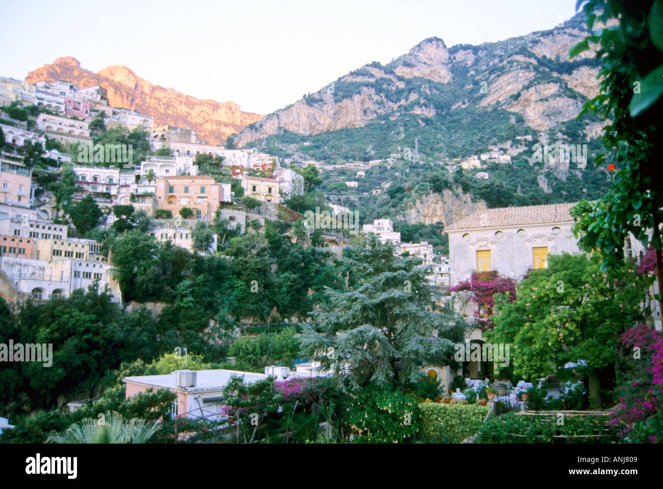 Landscape along the Amalfi Coast in Italy Stock Photo - Alamy