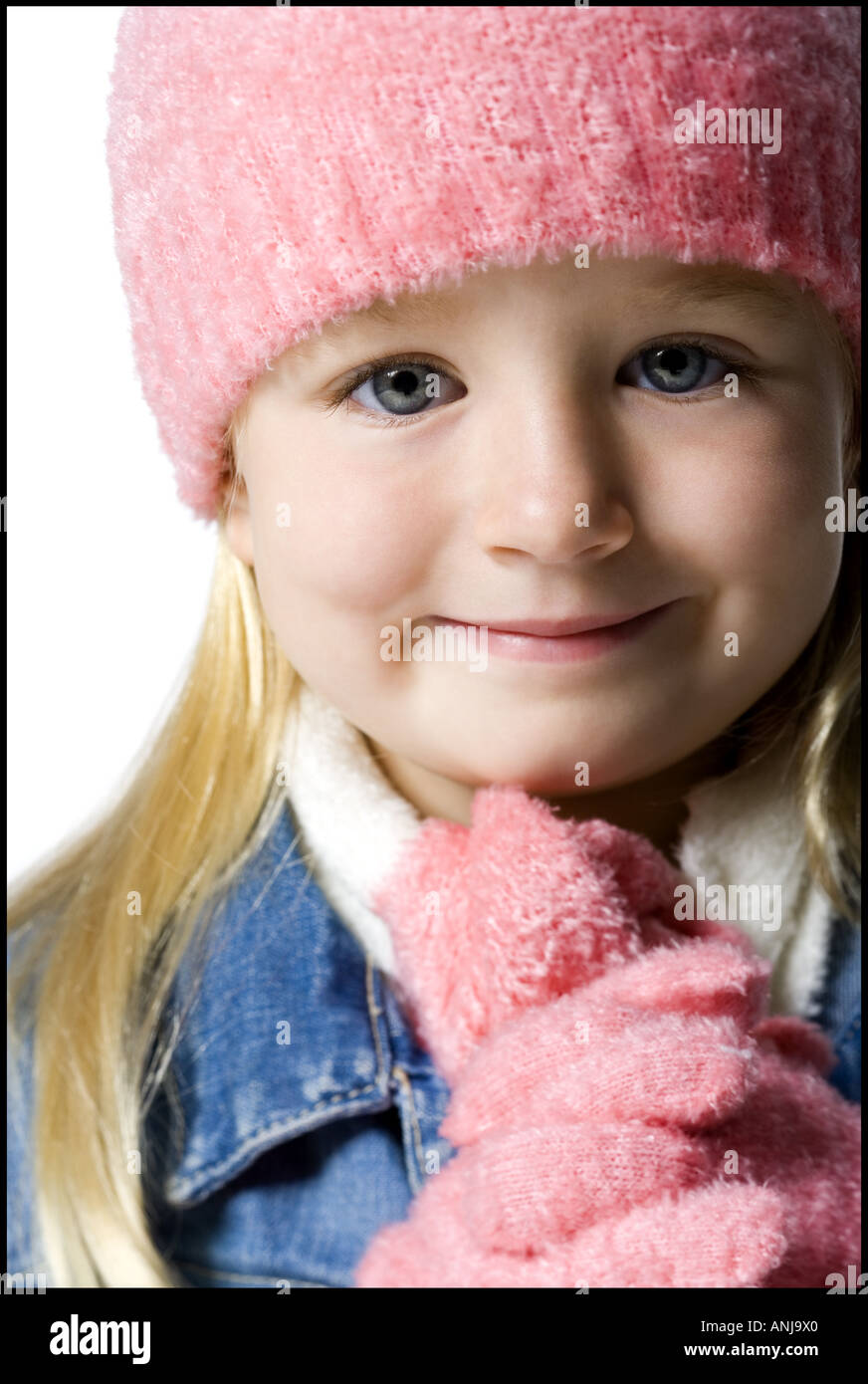 Portrait of a girl smiling Stock Photo