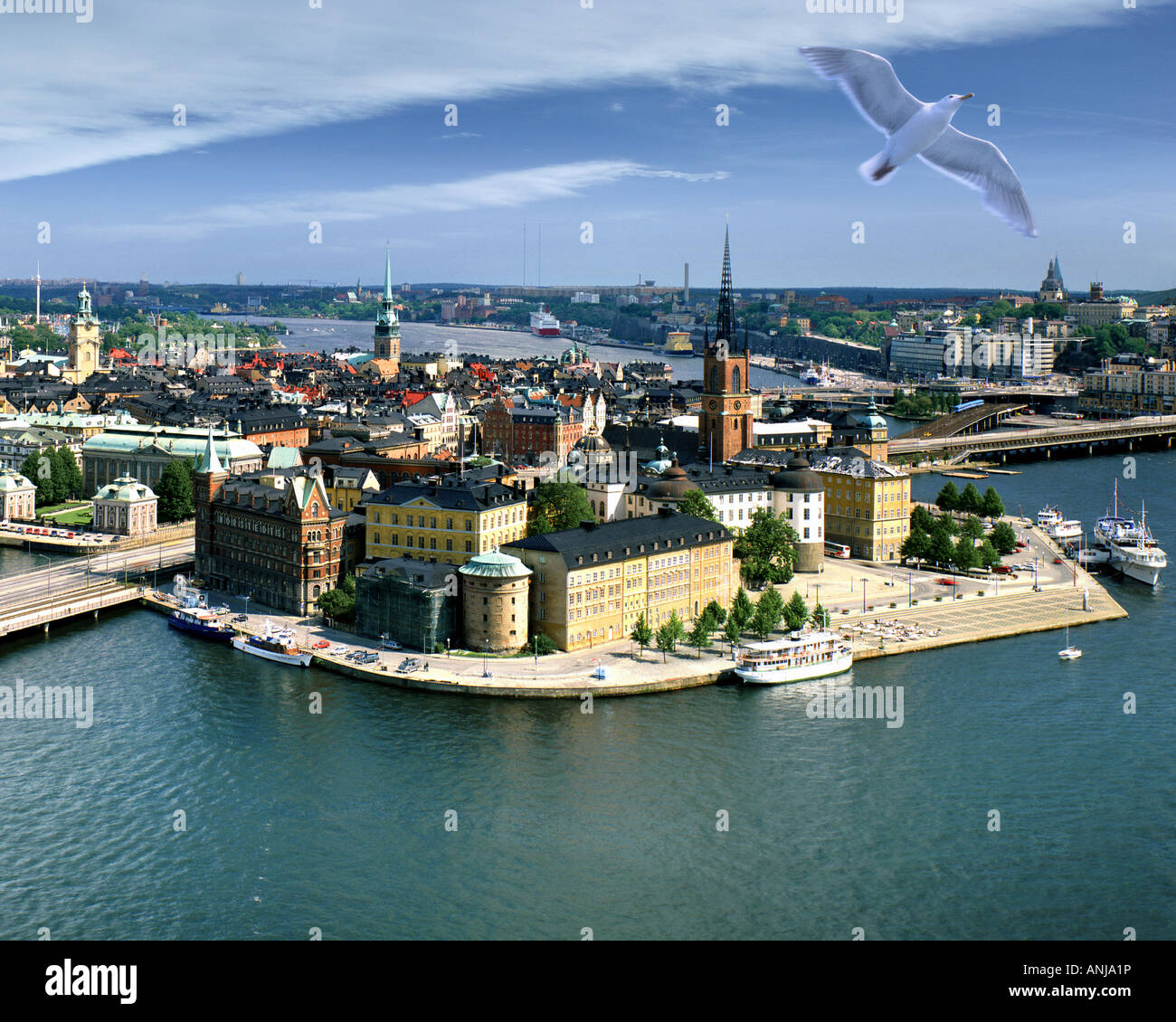 SE - STOCKHOLM:  The Civic Center and the City Stock Photo