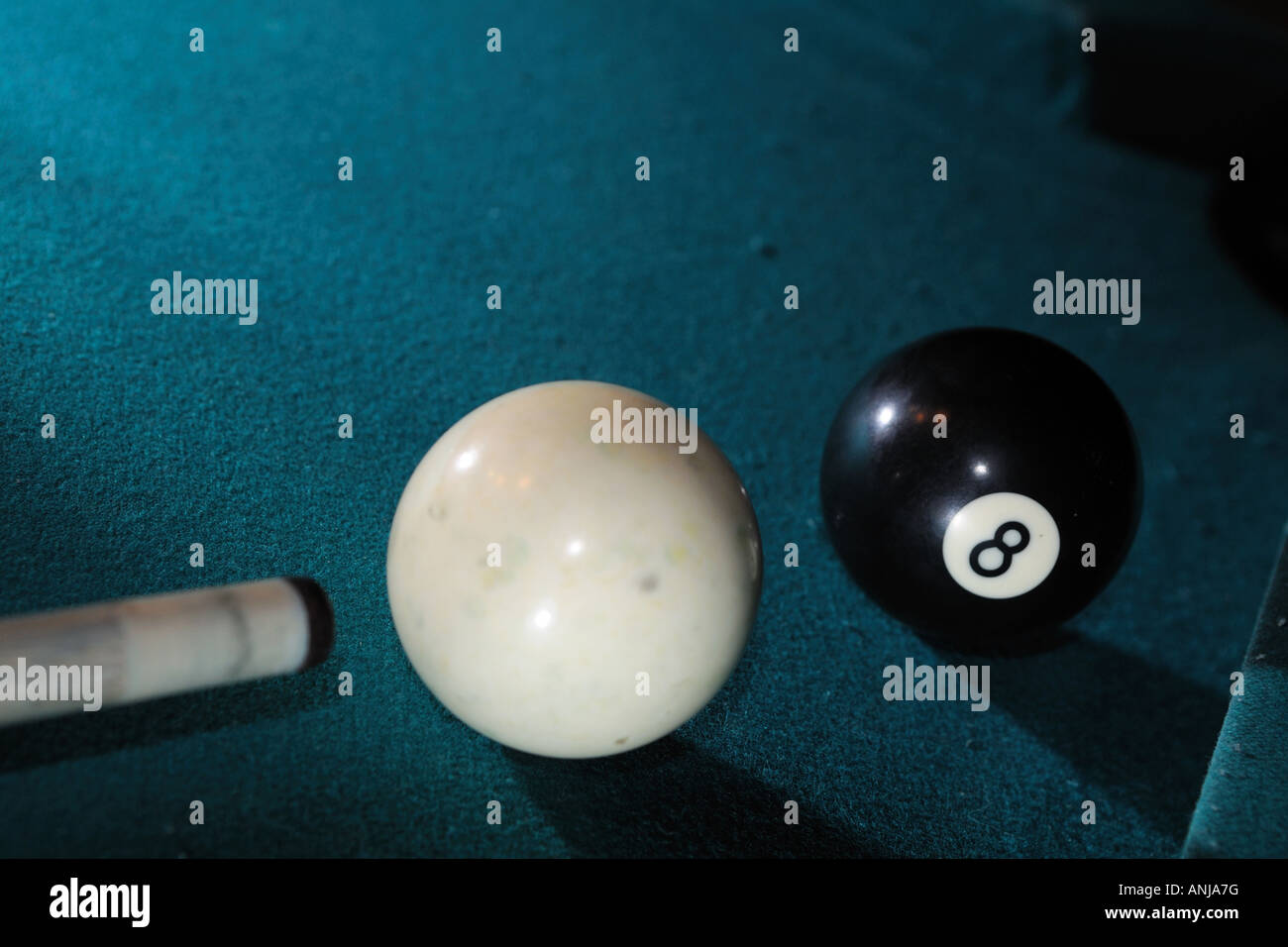 Eight Ball Corner Pocket Stock Photo Alamy