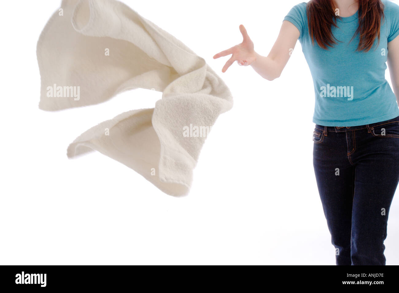 Capitulation Throwing in the Towel Stock Photo Alamy
