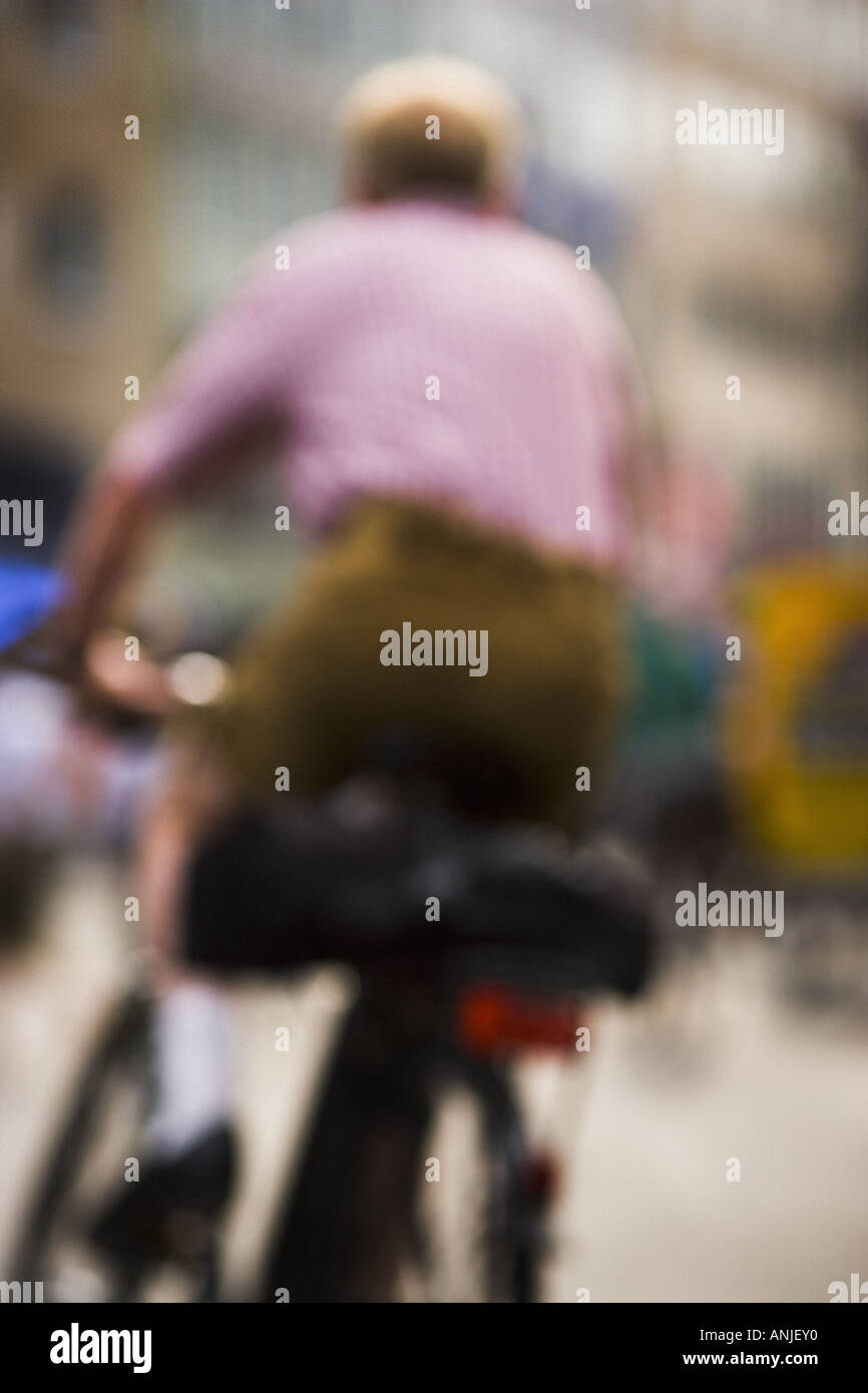 Bike rear view man hi-res stock photography and images - Alamy