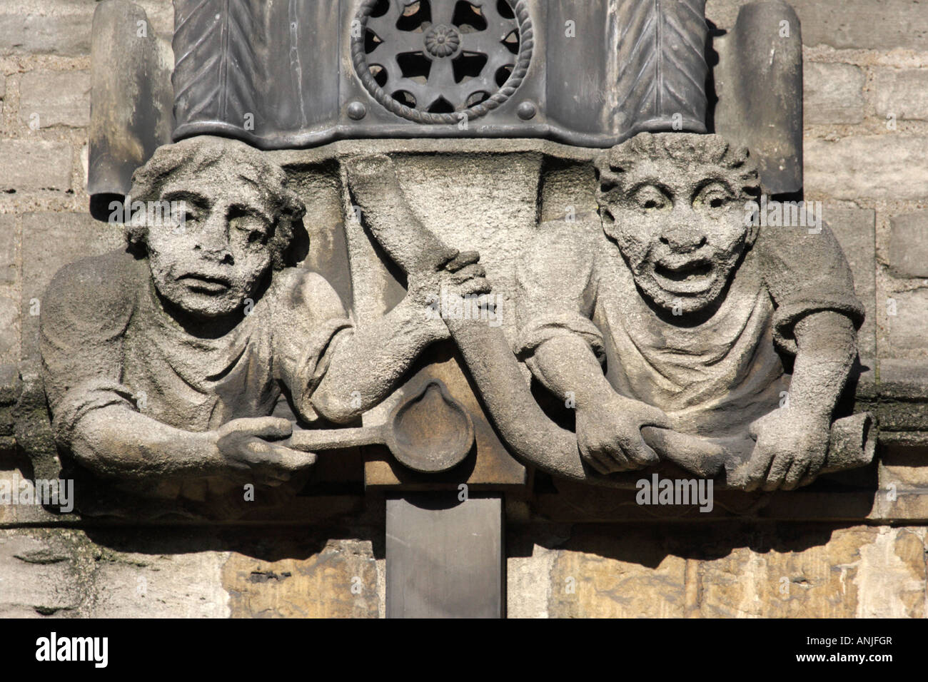 Carvings of Brasenose College Oxford 2 Stock Photo