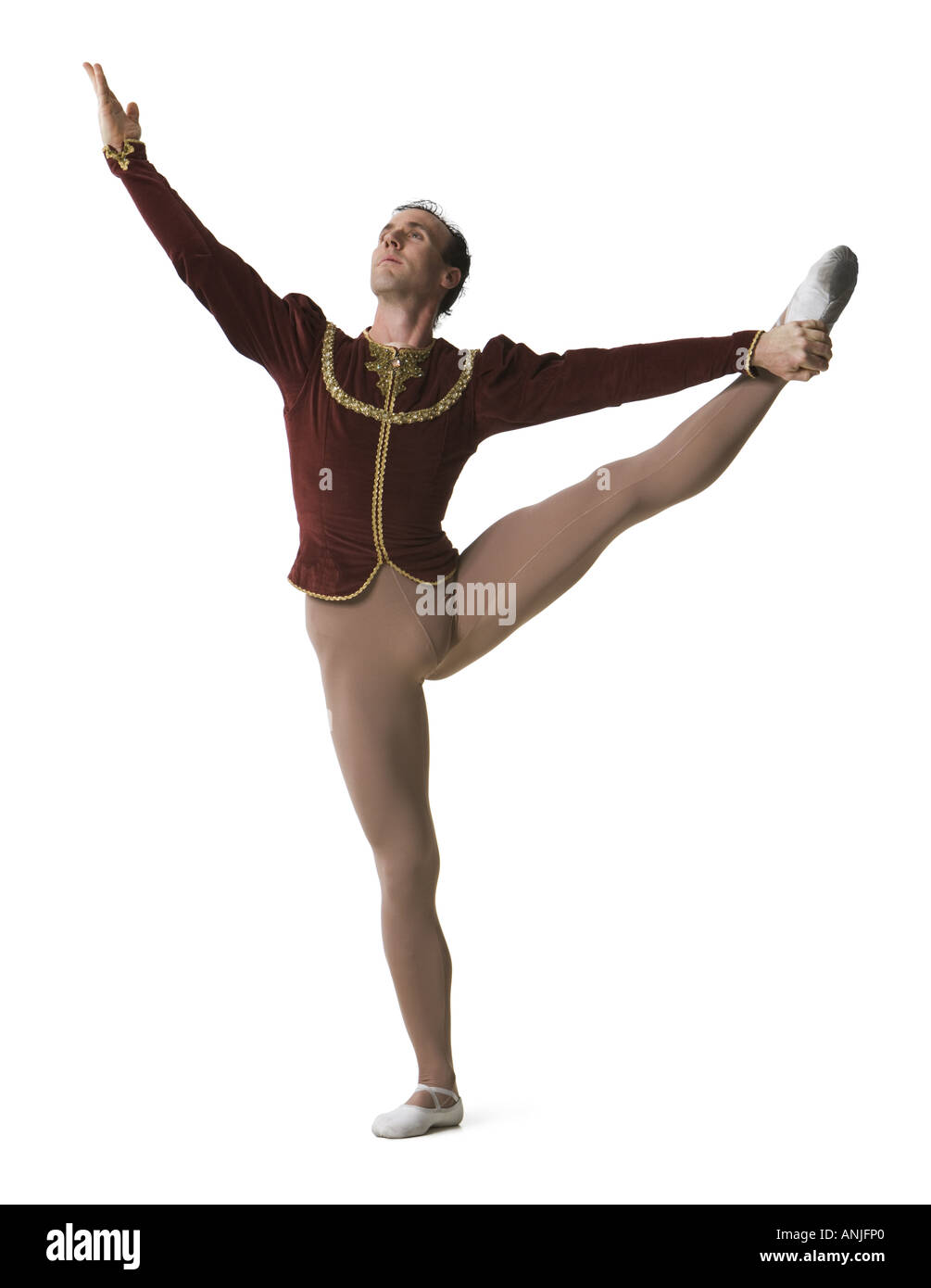 Male ballet dancer performing ballet Stock Photo Alamy
