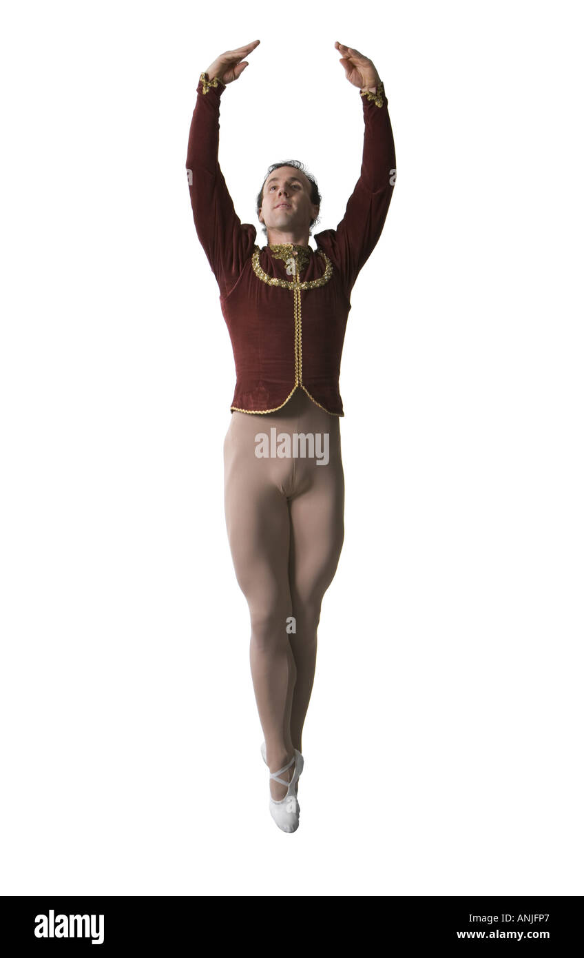 Male ballet dancer performing ballet Stock Photo Alamy