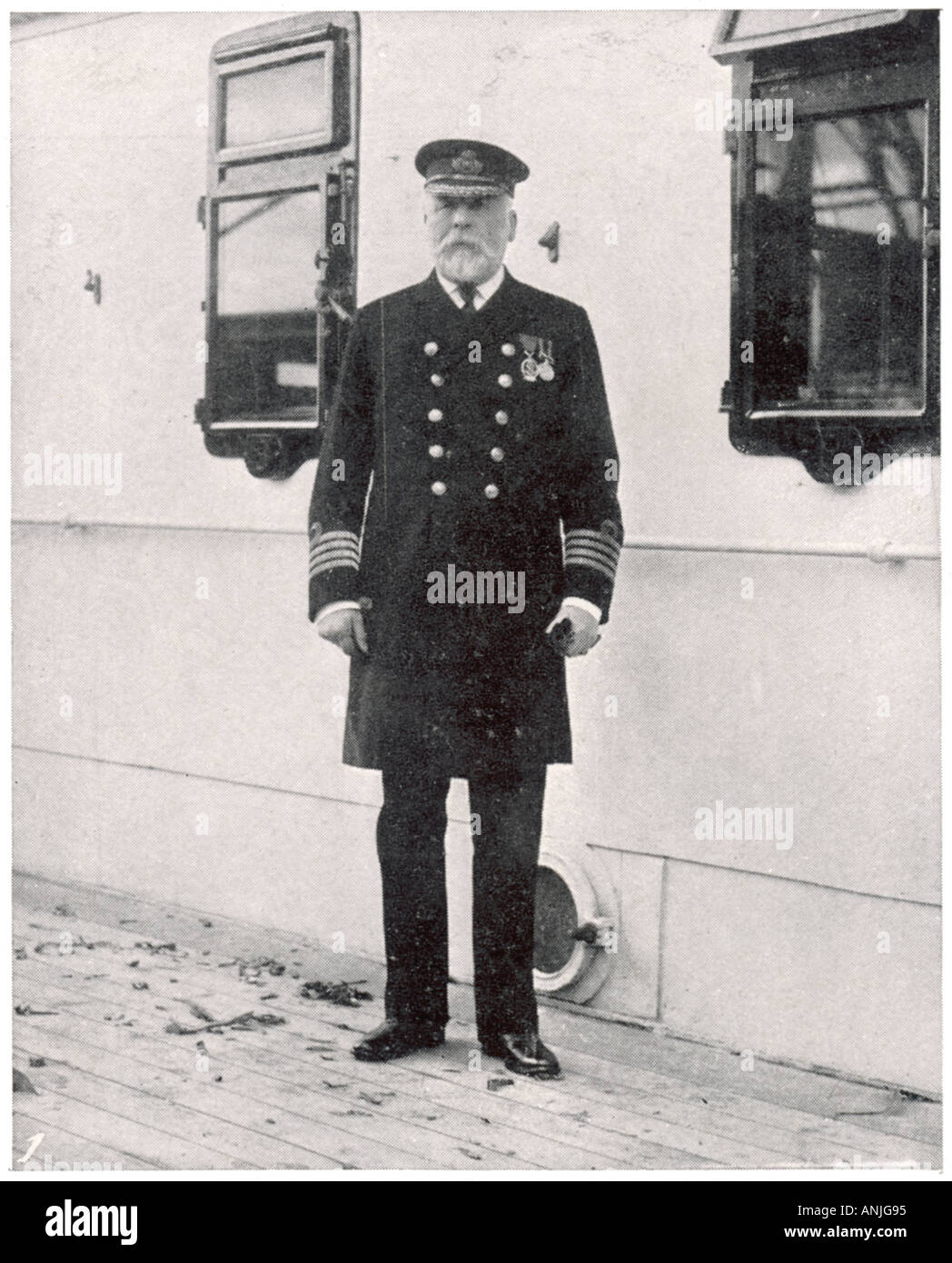 Titanic Captain Smith Stock Photo