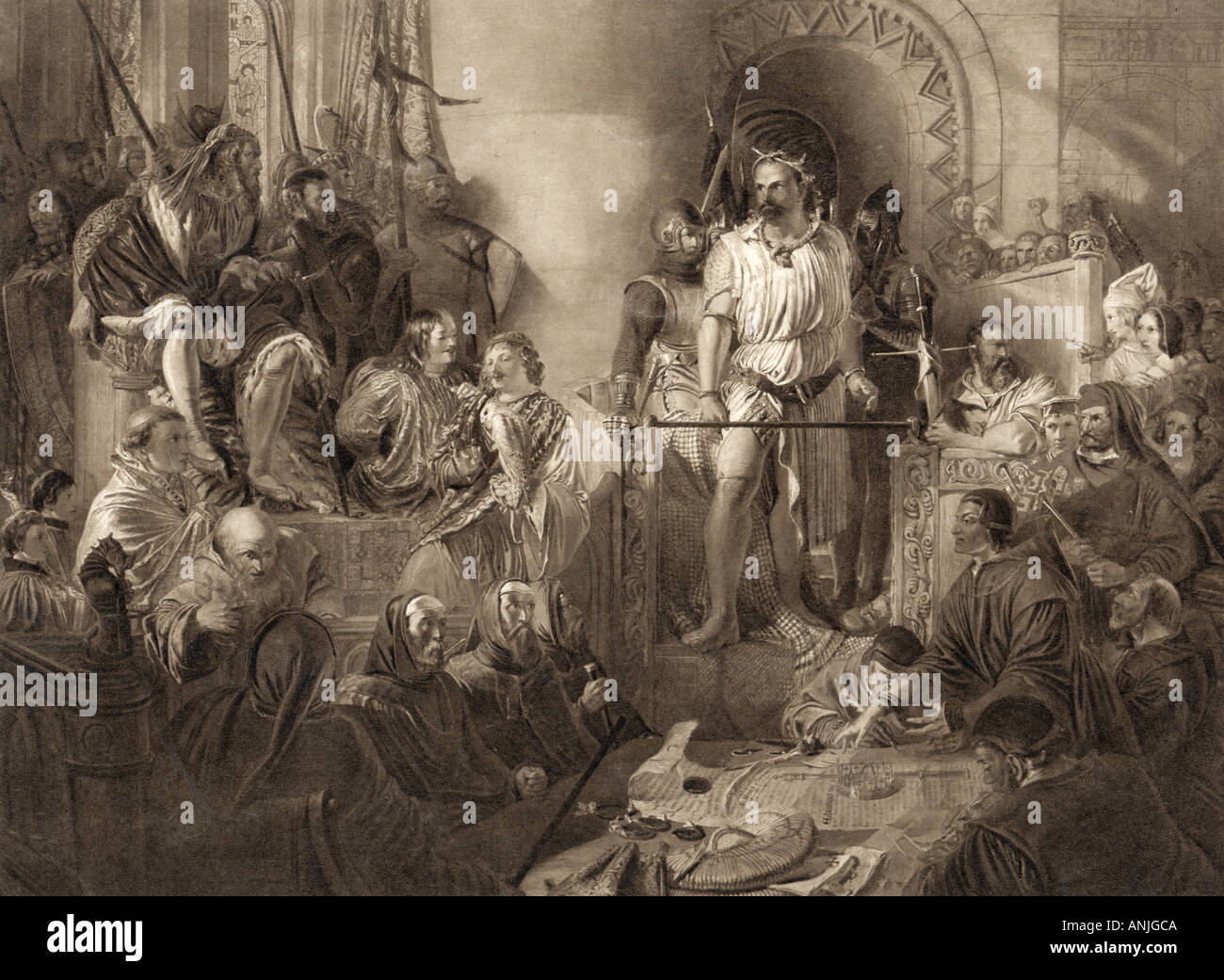 Trial Of W.wallace Stock Photo - Alamy