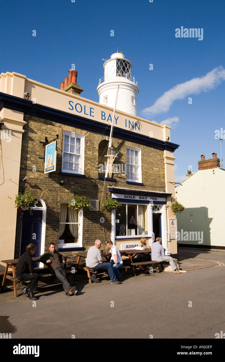 Lighthouse sole bay inn pub southwold hires stock photography and