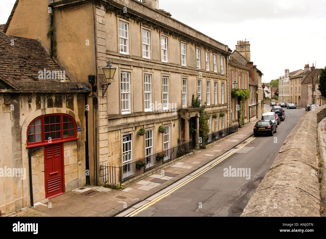 UK Wiltshire Chippenham St Marys Street the old Vicarage now nursing