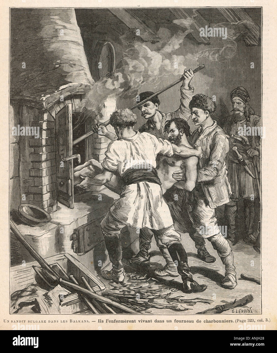 Bulgarian Bandits 1887 Stock Photo