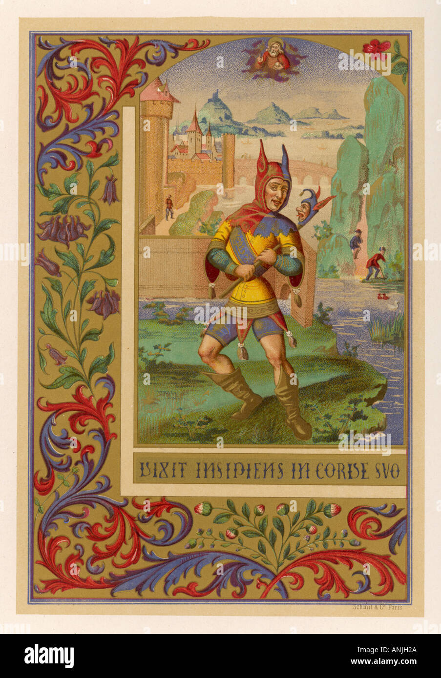 15th Century Jester Stock Photo