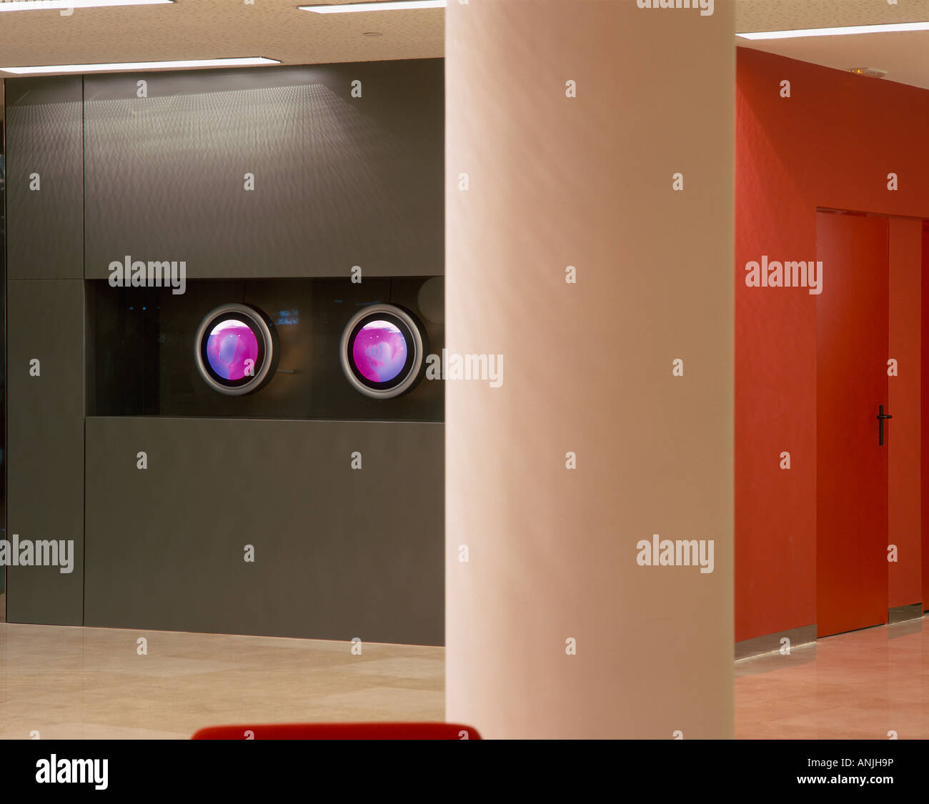 Gray interiors hi-res stock photography and images - Alamy