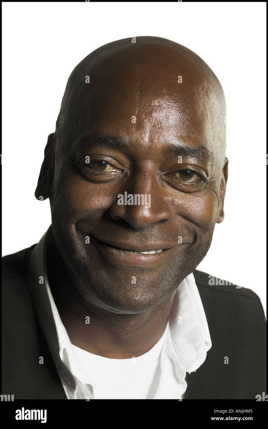 Silhouette front view bald man hi-res stock photography and images - Alamy