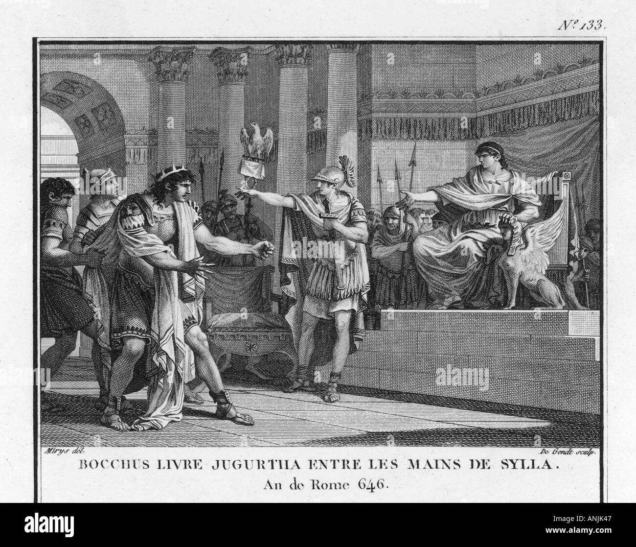 Events Ancient Rome Stock Photo