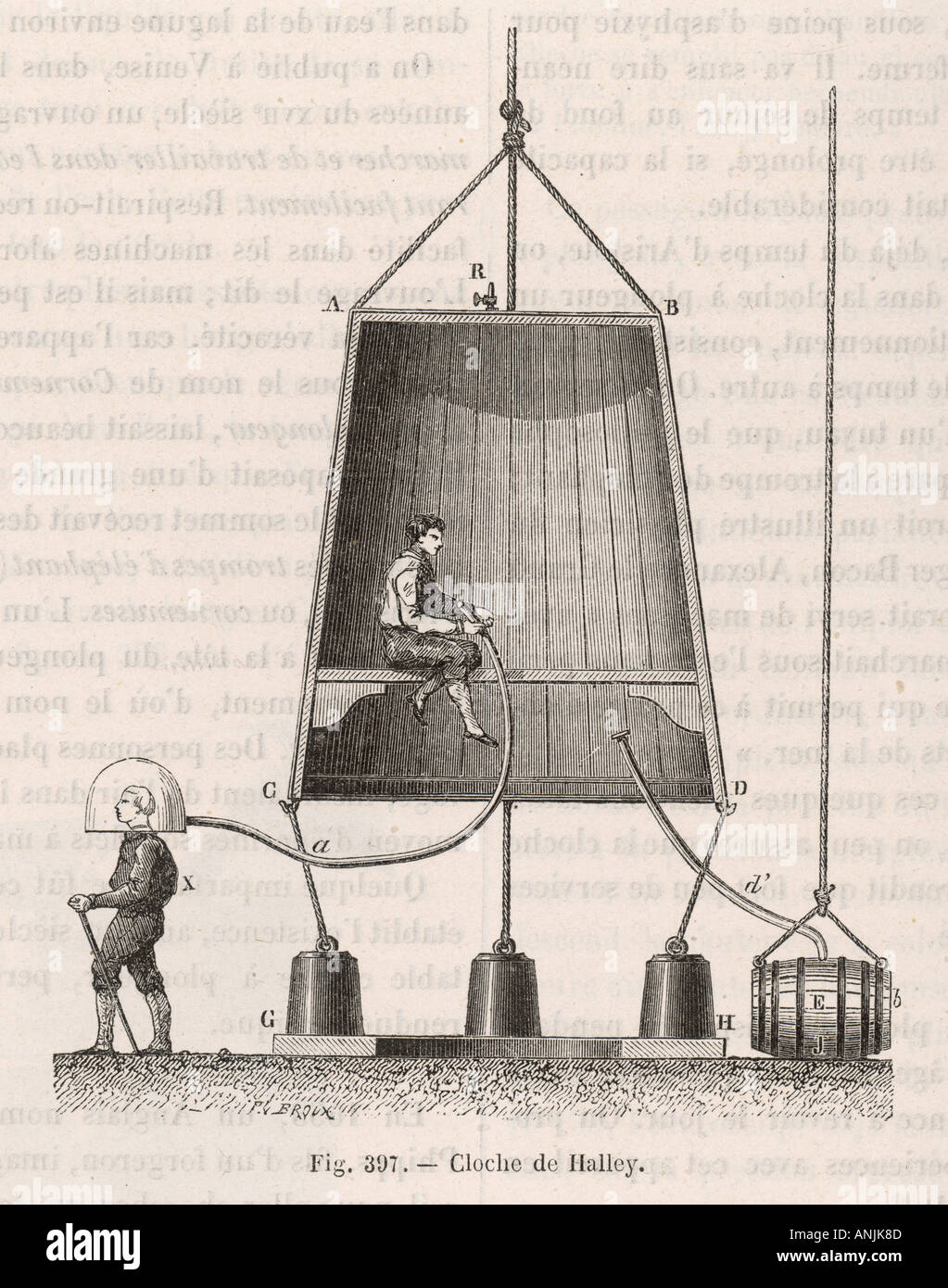 Halleys Diving Bell Stock Photo Alamy