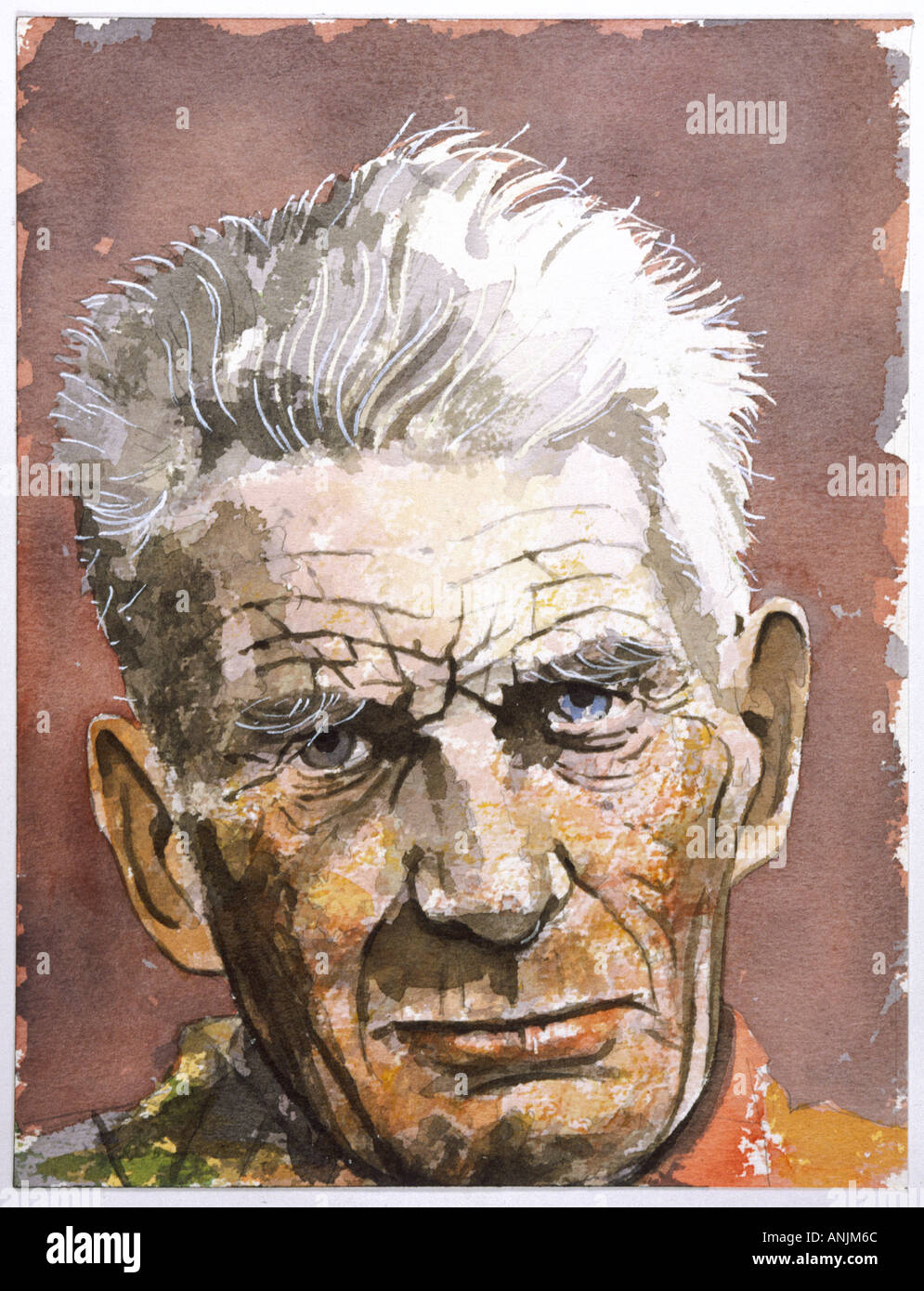 Samuel Beckett Stock Photo
