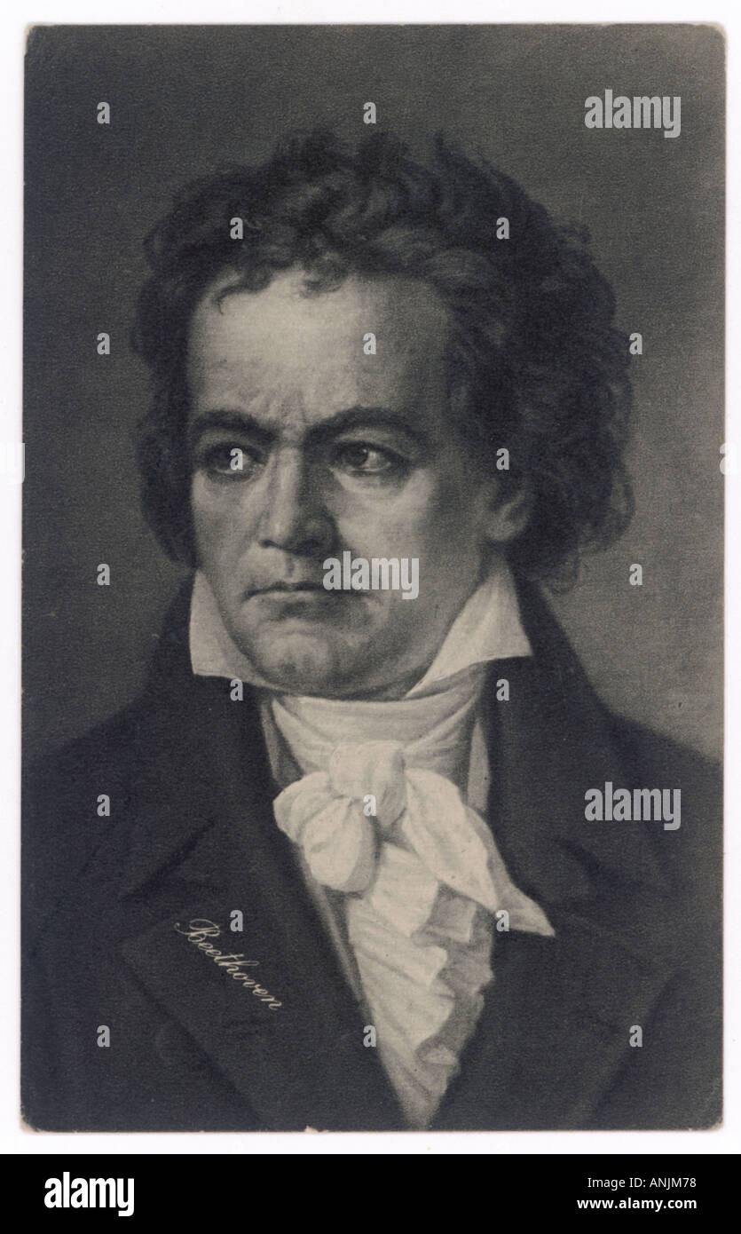 Composer Beethoven Stock Photo