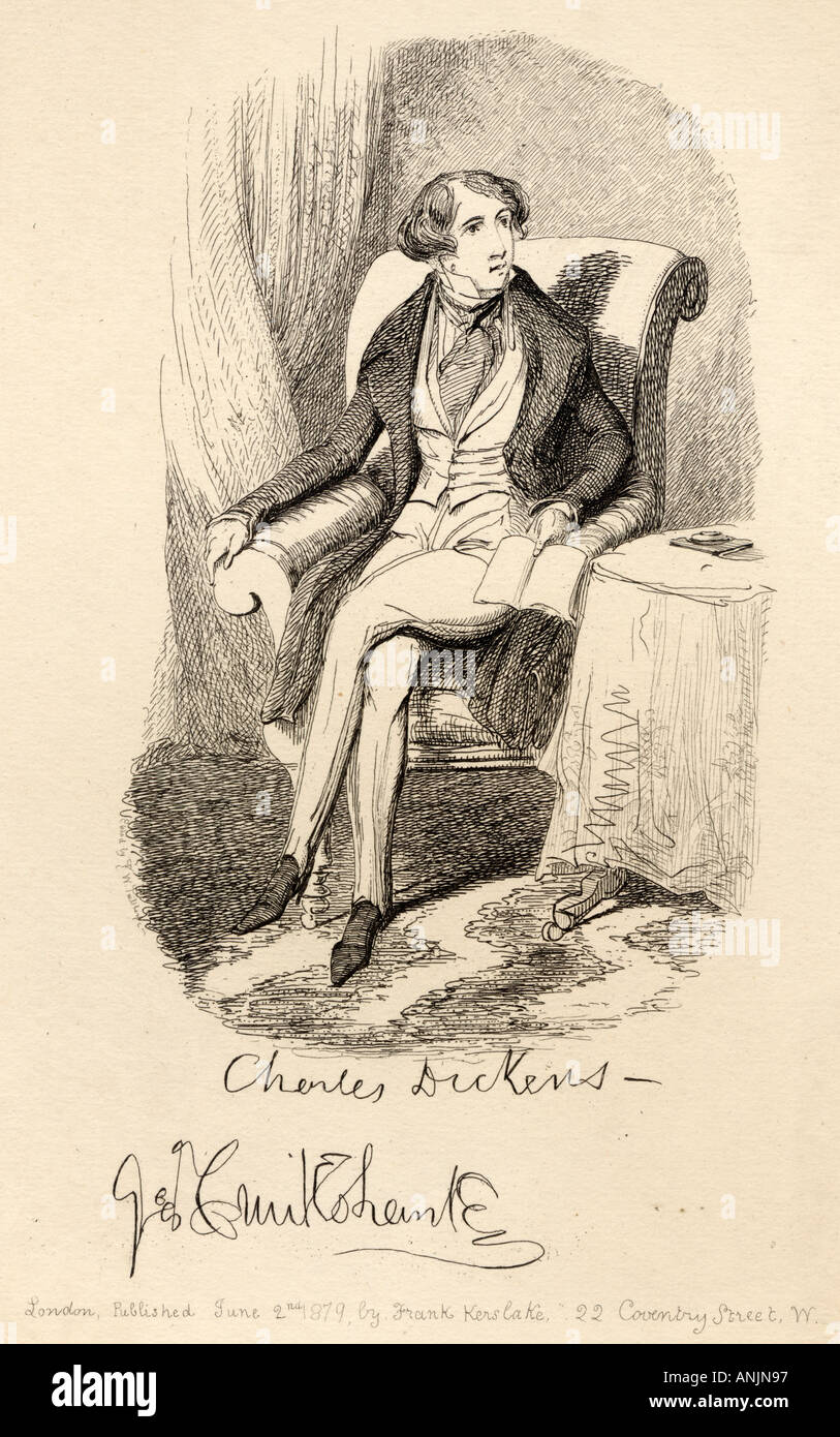 Charles Dickens Stock Photo