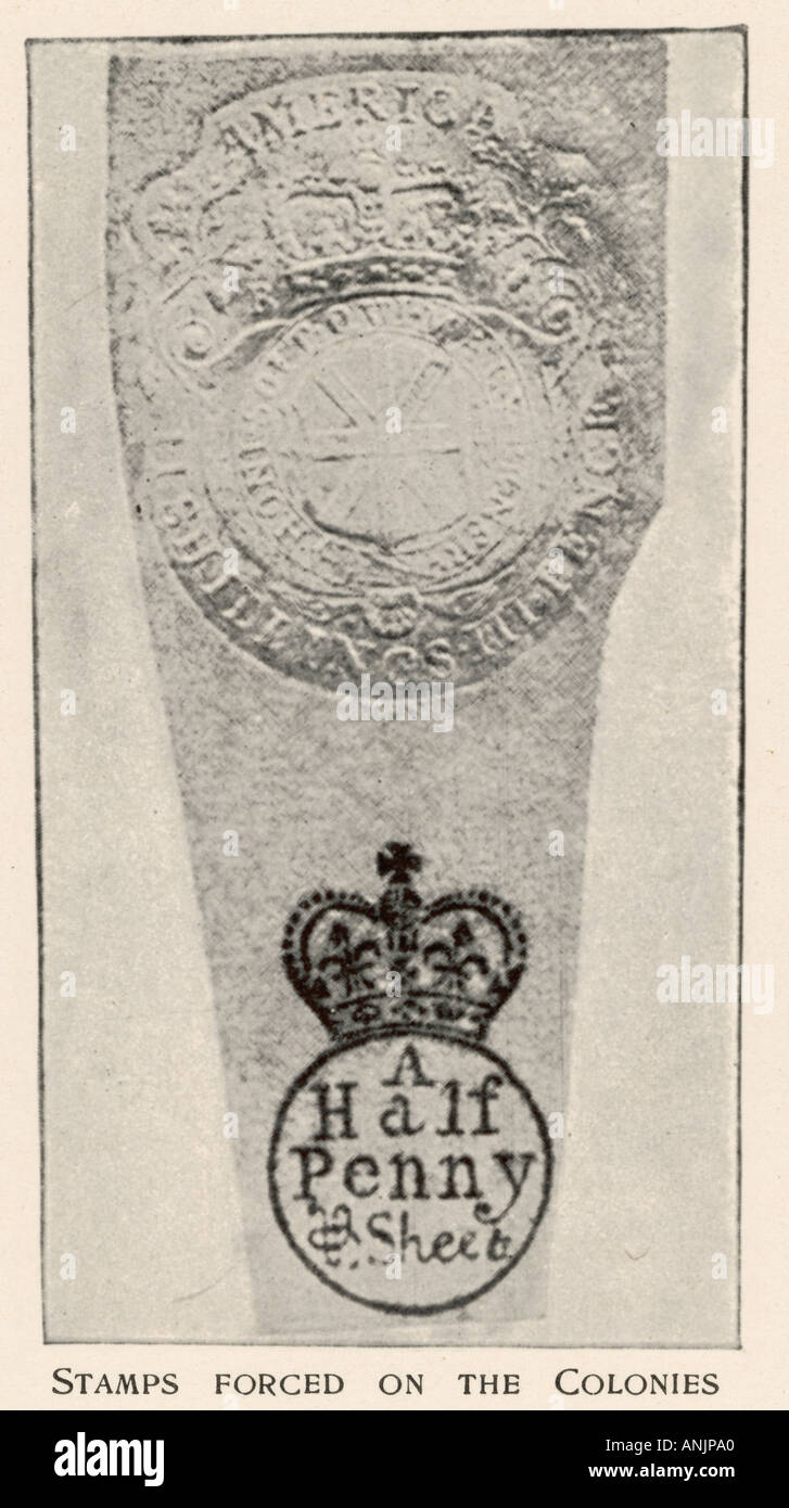 Stamp Act Stock Photo