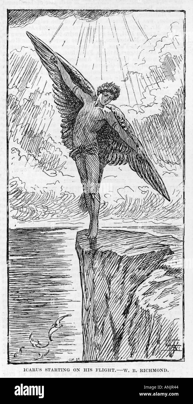 Myth Icarus By Richmond Stock Photo