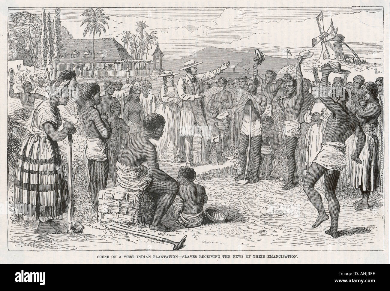 Slavery West Indies Stock Photo