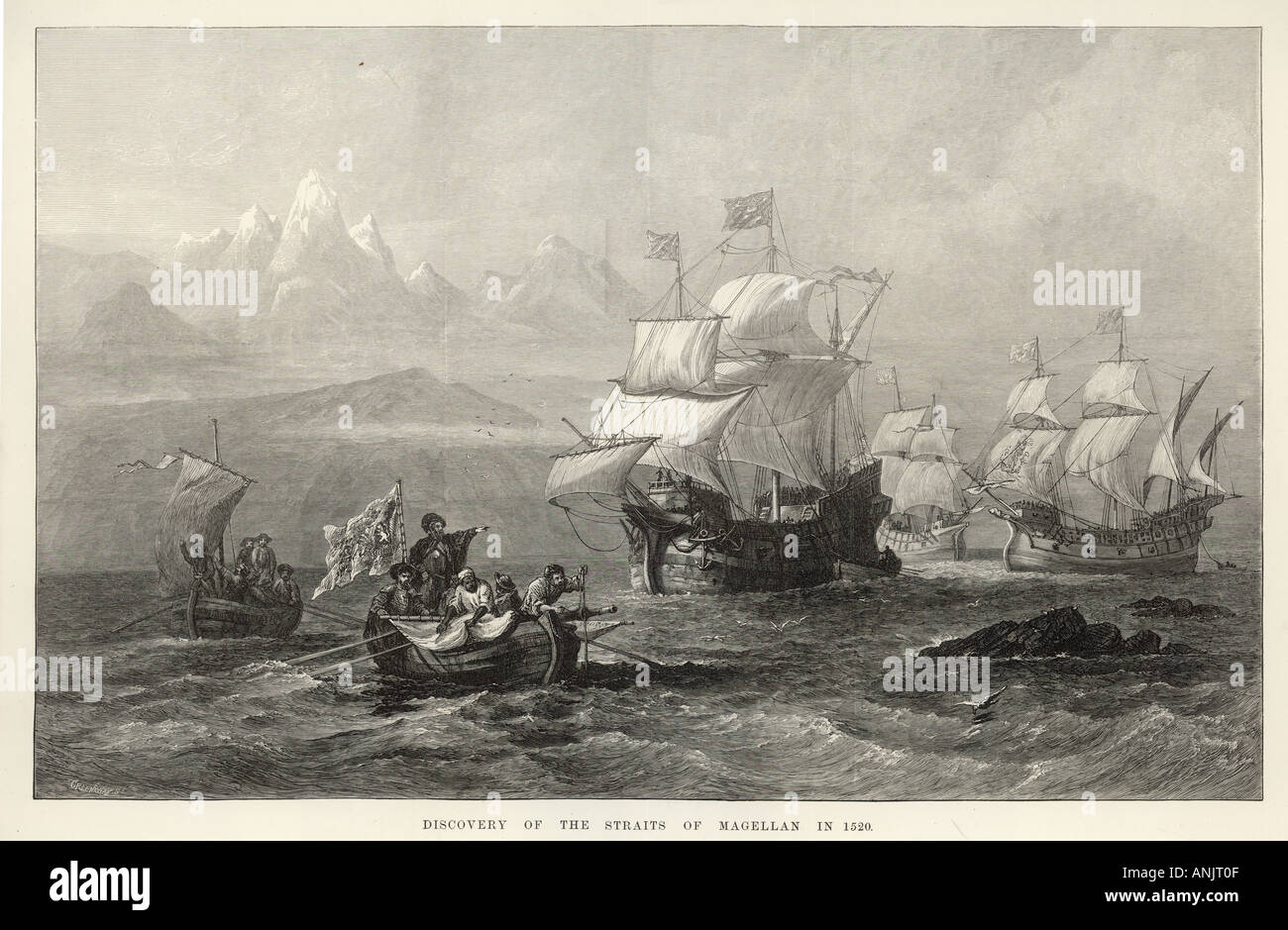 Exploration de magellan hi-res stock photography and images - Alamy