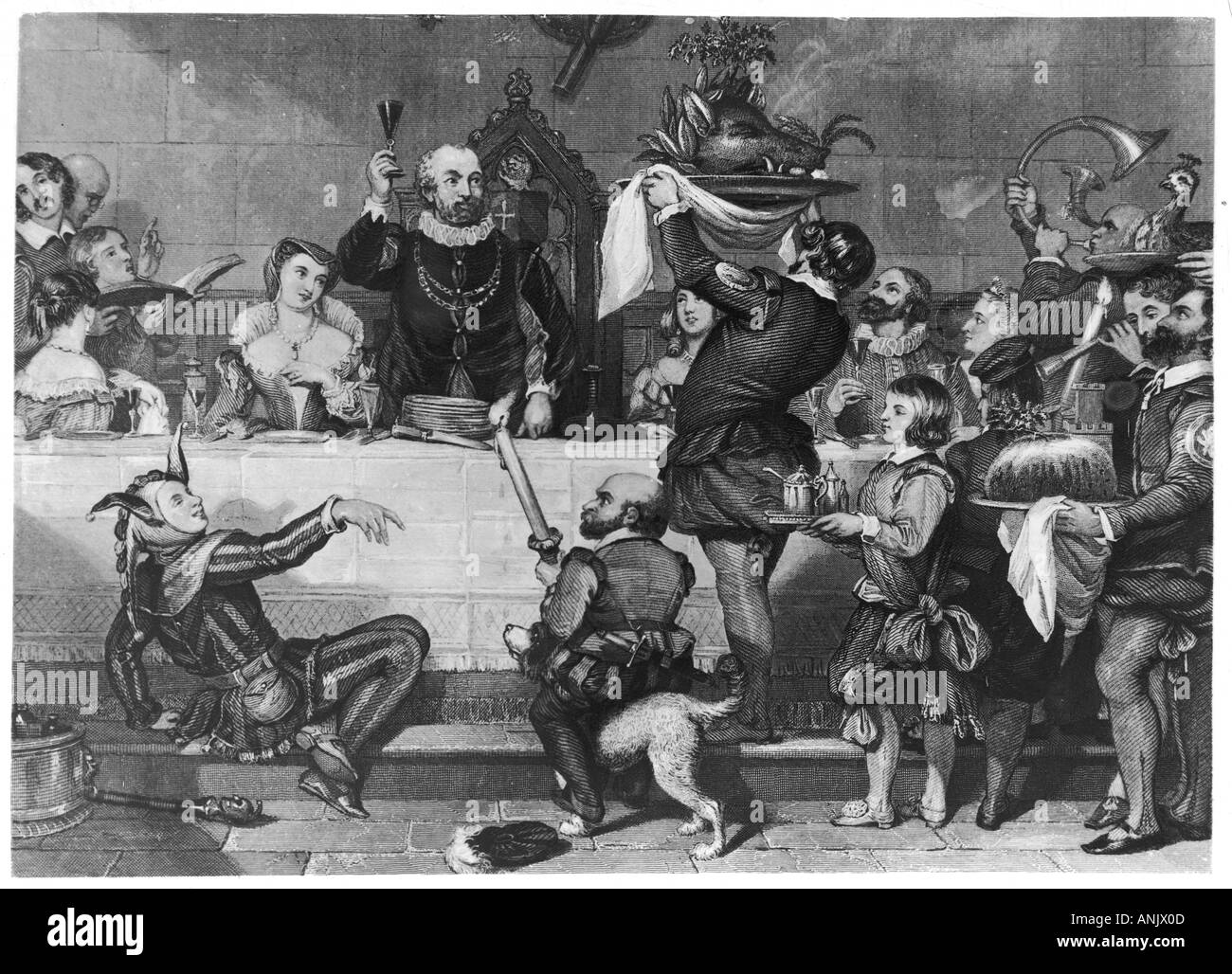 The Boars Head Stock Photo Alamy