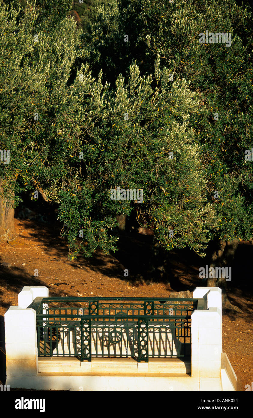 greece sporades skyros the grave of rupert brooke the english poet who