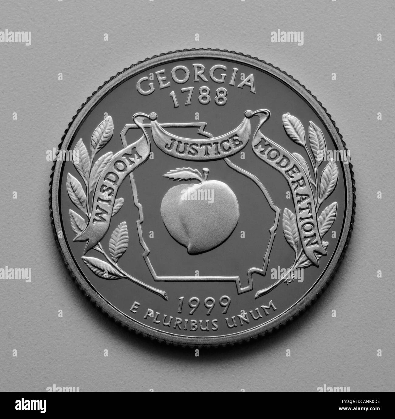 U S state quarters coin collection in book Stock Photo - Alamy