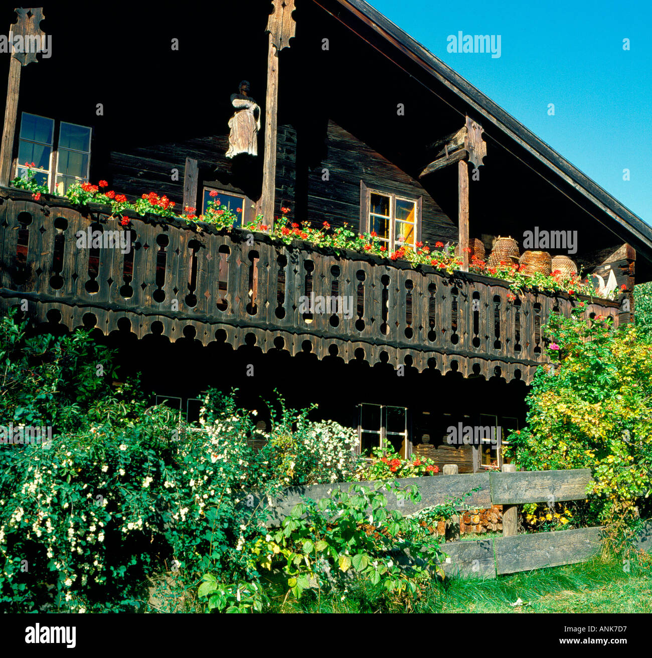 old farm house in Bavaria Germany Europe. Photo by Willy Matheisl Stock