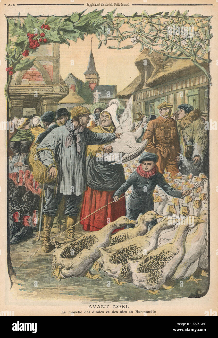 Buying The Goose Stock Photo Alamy