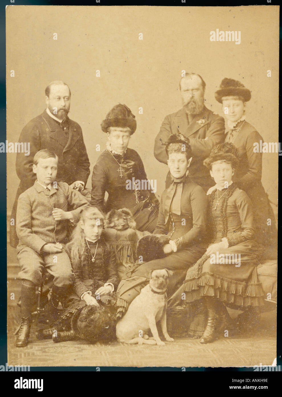 Edward Vii In Darmstadt Stock Photo