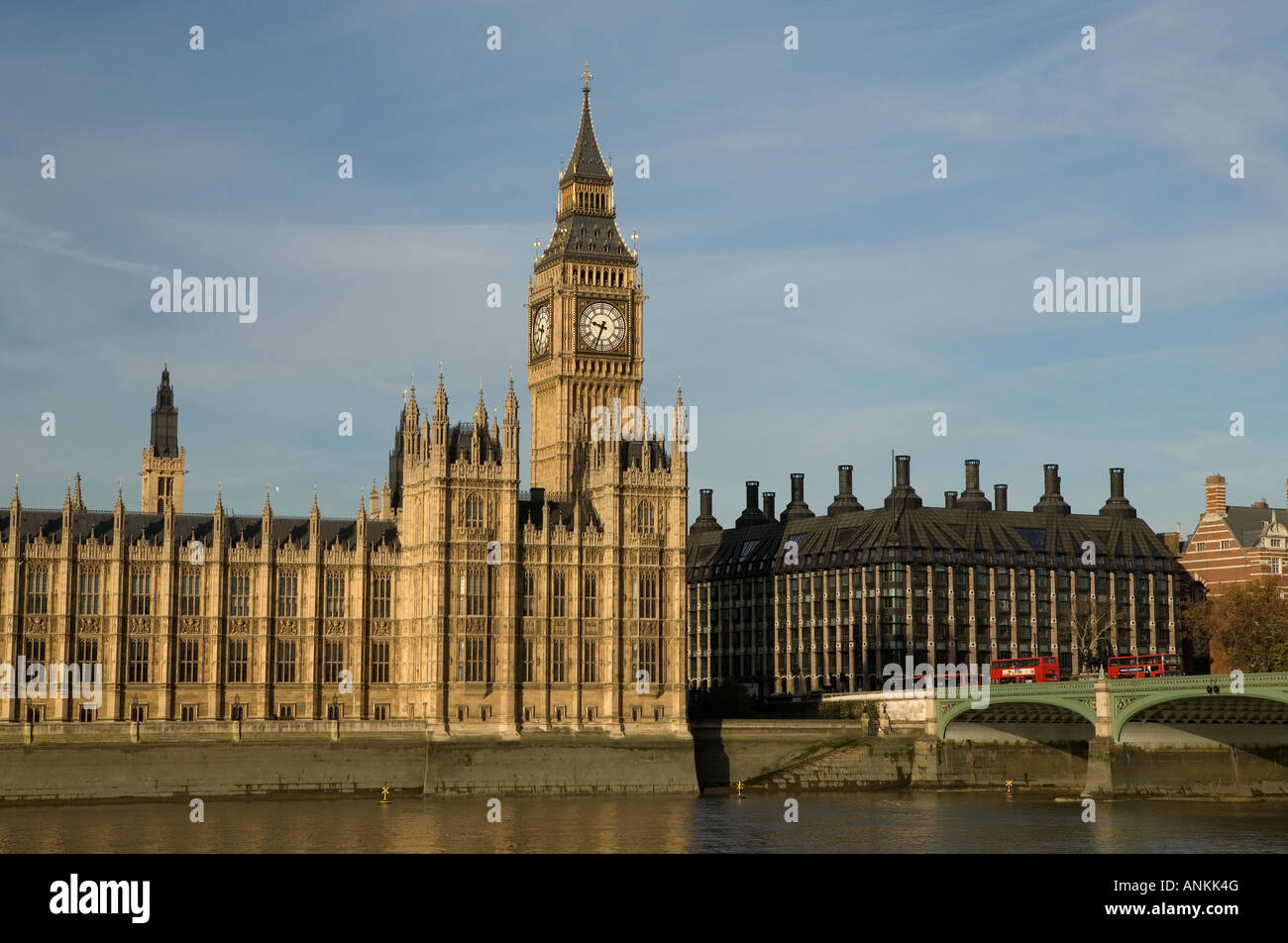 Big Ben and Britain's Houses of Parliament in London, England. Stock Photo