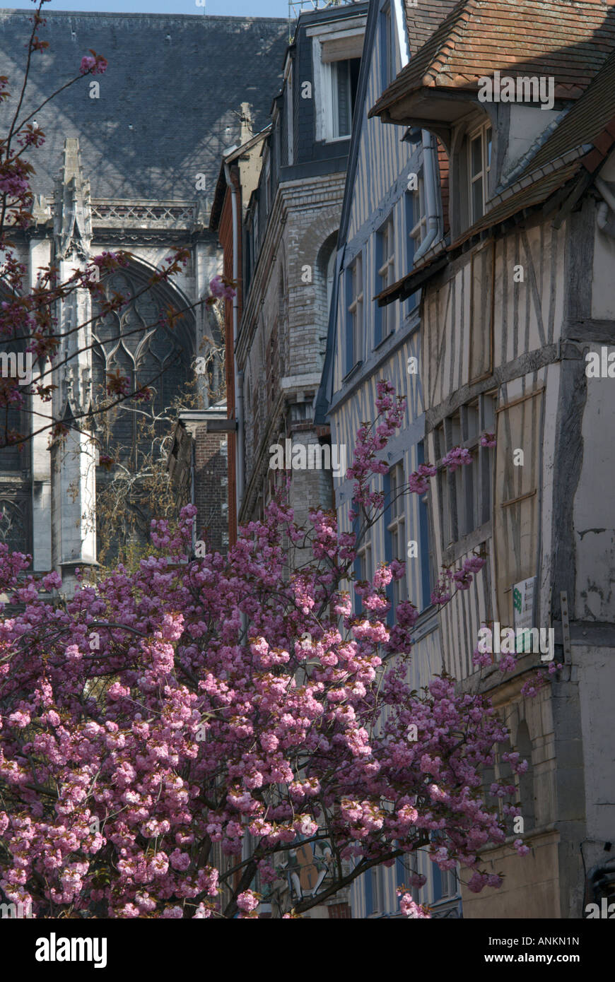 A medieval street in Rouen Stock Photo - Alamy