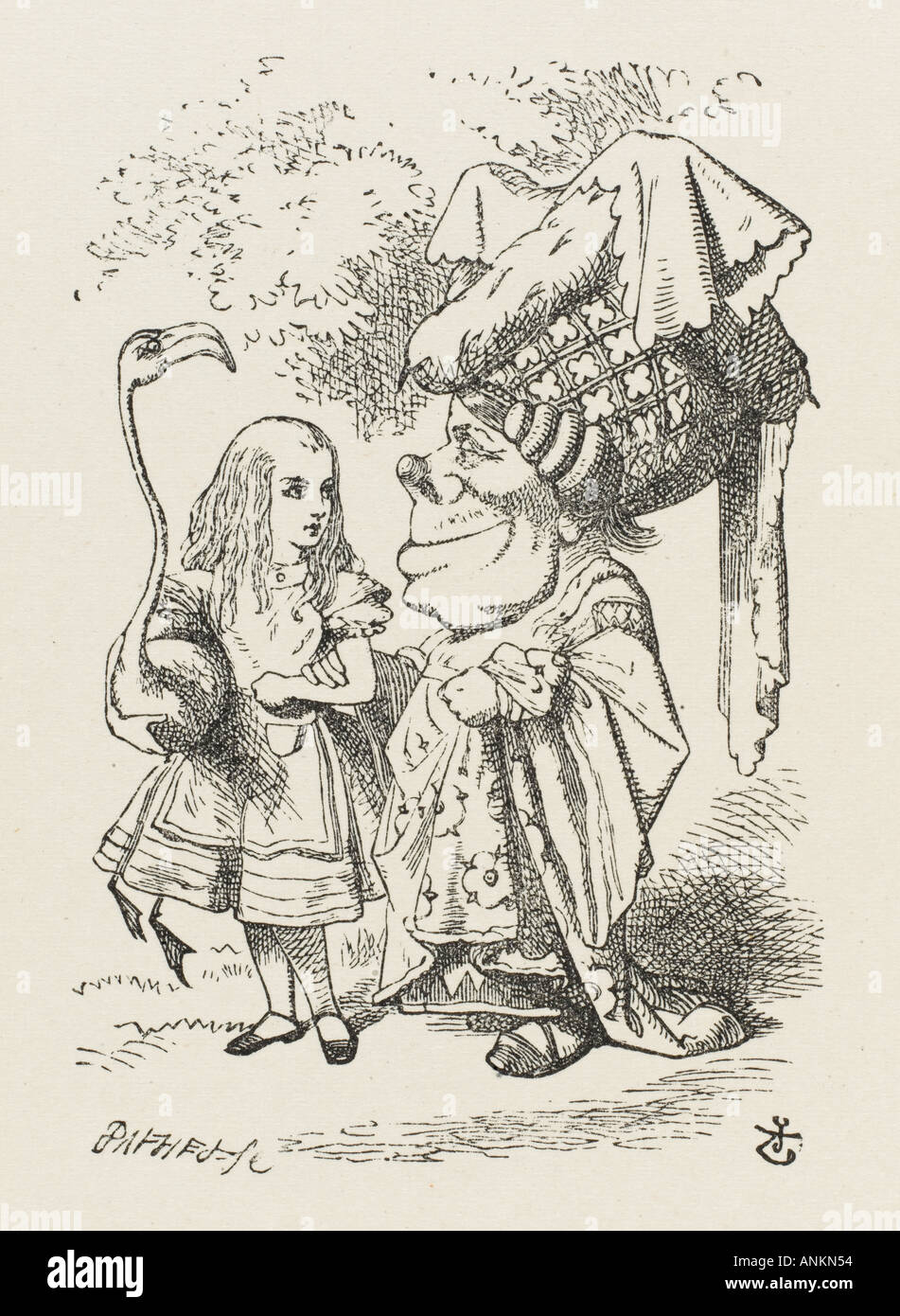 Alice Croquet Game Stock Photo Alamy