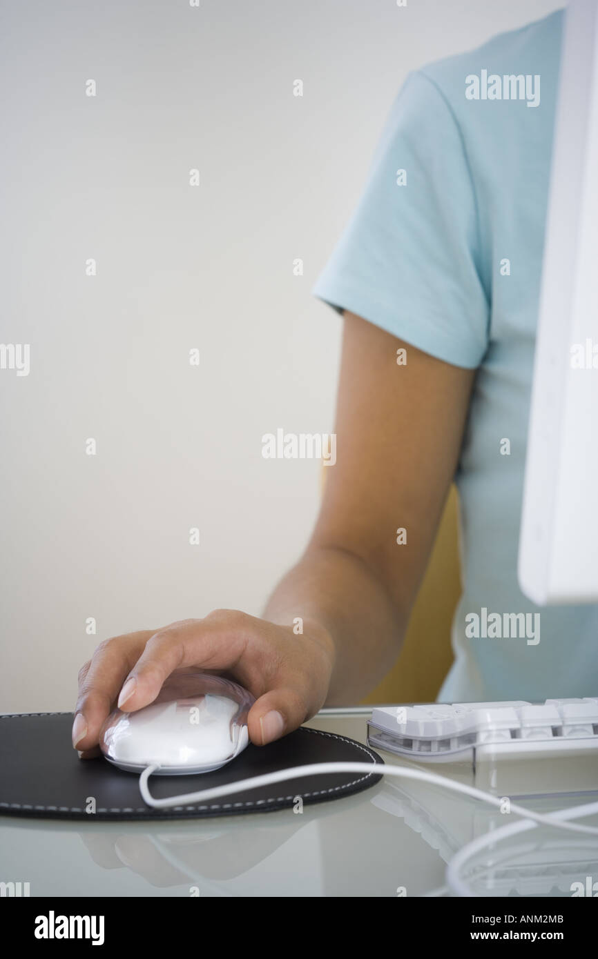 Mouse sitting on human hand hi-res stock photography and images - Alamy