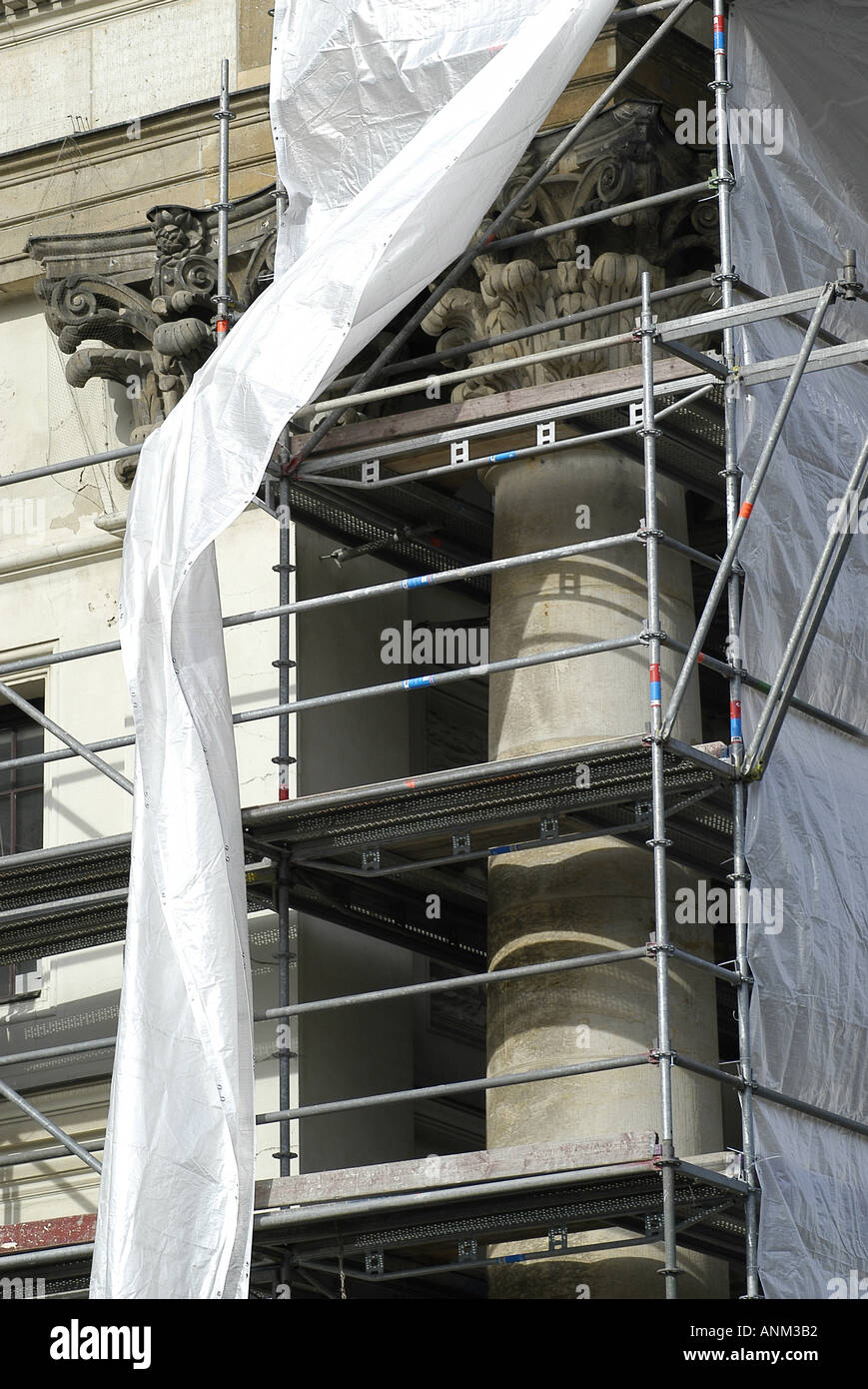 Architectural Repair Construction Berlin Germany Stock Photo Alamy