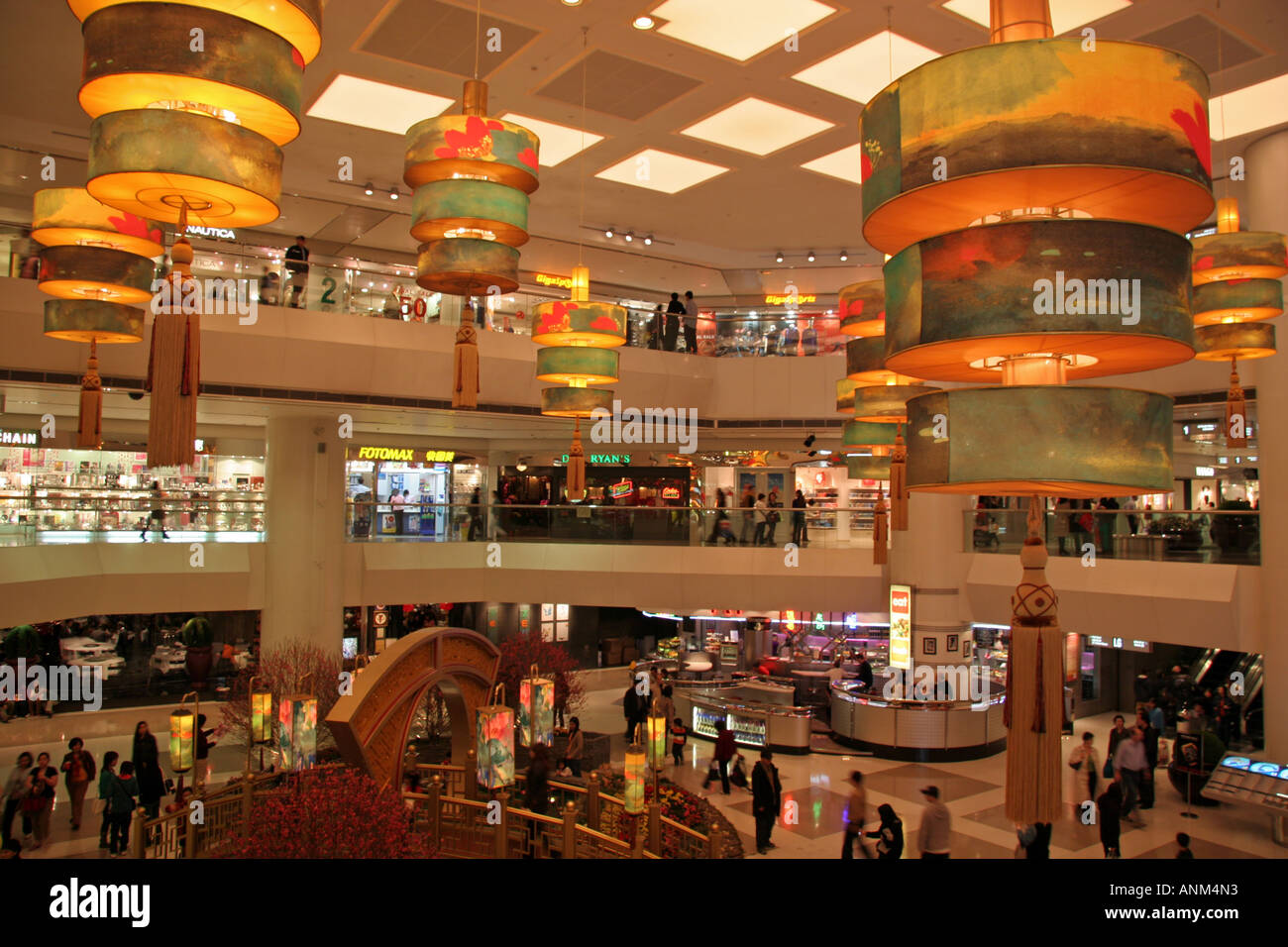 Chinese New Year decorations, Pacific Place, Hong Kong Stock Photo Alamy