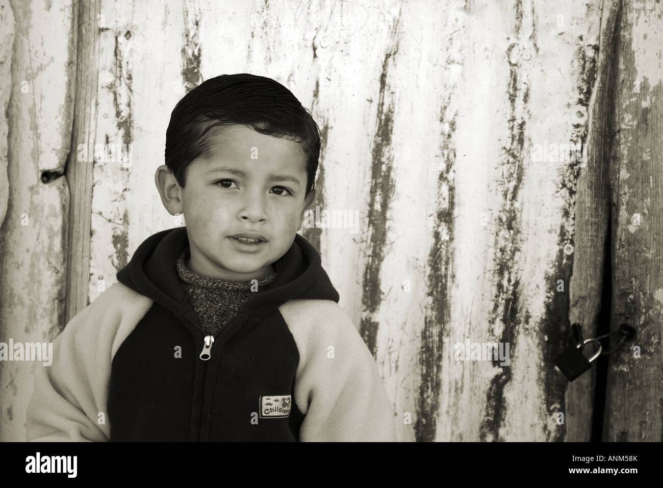 Boy, Santa Rosa de Tastil, Provincia de Salta, Argentina Stock Photo