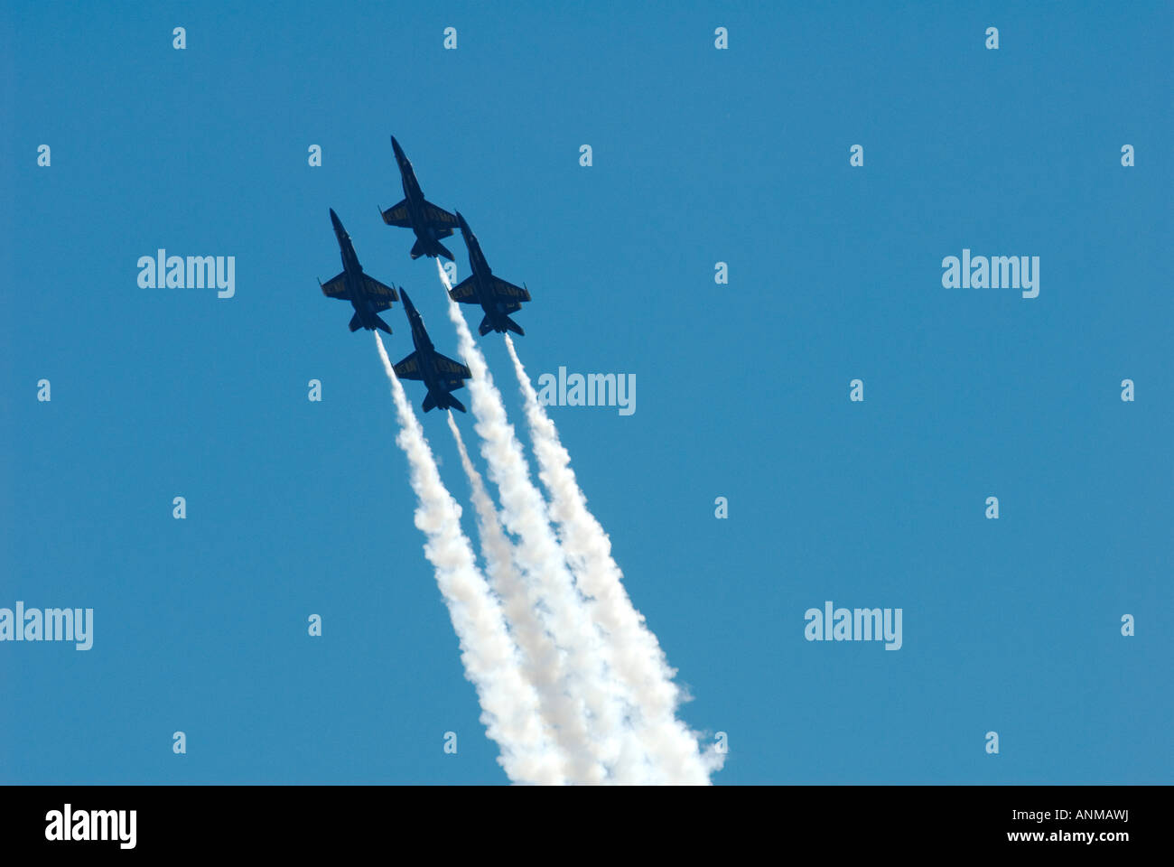 blue angels in upward formation performing Stock Photo Alamy