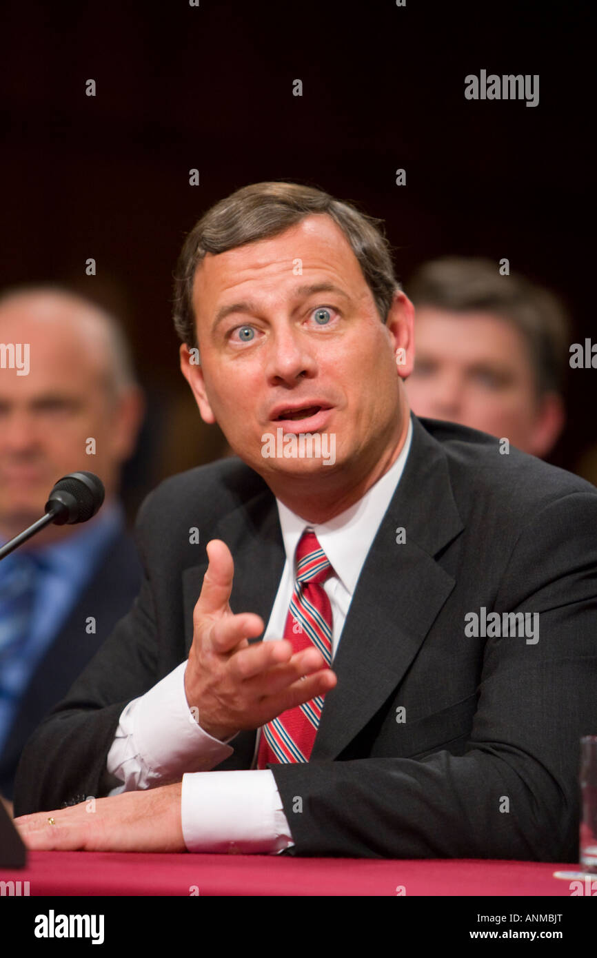 WASHINGTON DC USA U S Supreme Court nominee Judge John G Roberts Jr ...