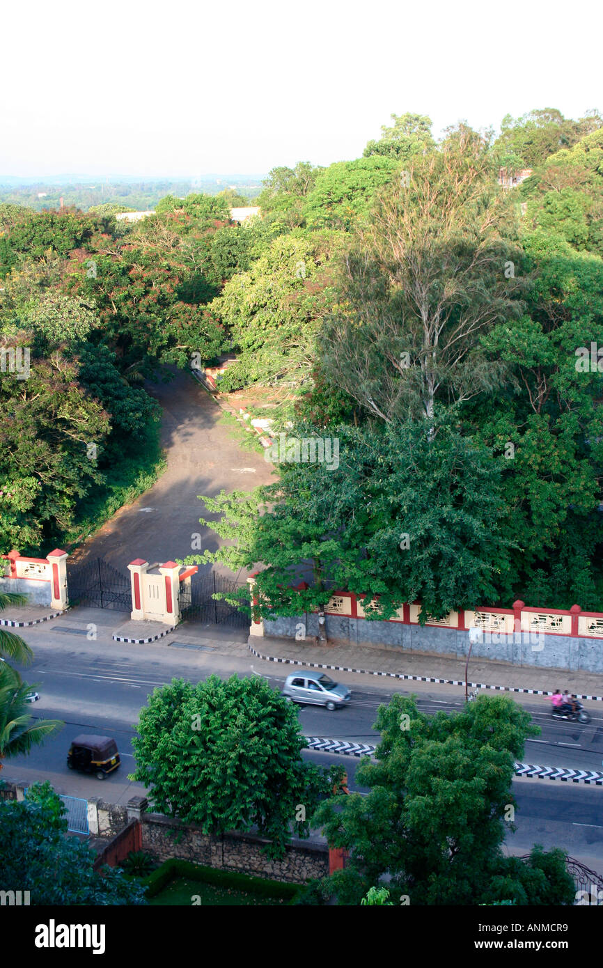 An aerial view of the place Vazhuthacaud in the city of