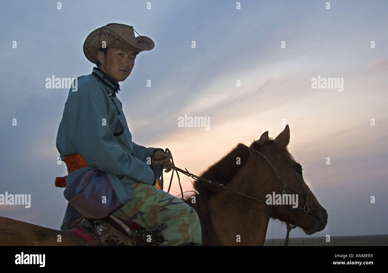 Rider In Amugulang Inner Mongolian Autonomous Region In Northeast China   Rider In Amugulang Inner Mongolian Autonomous Region In Northeast ANMERX 