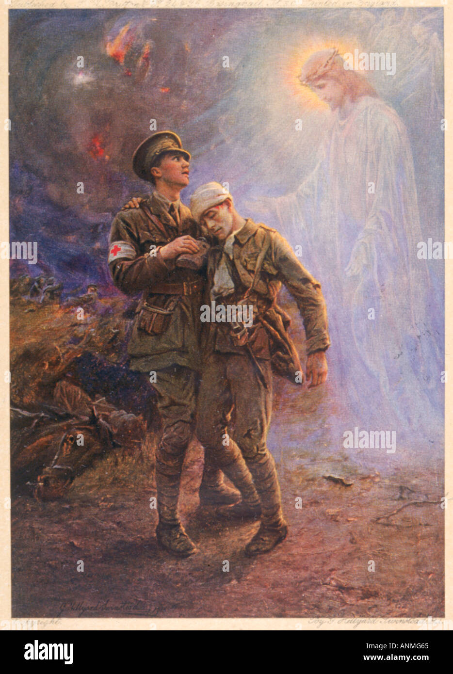 Comrade In White Stock Photo - Alamy