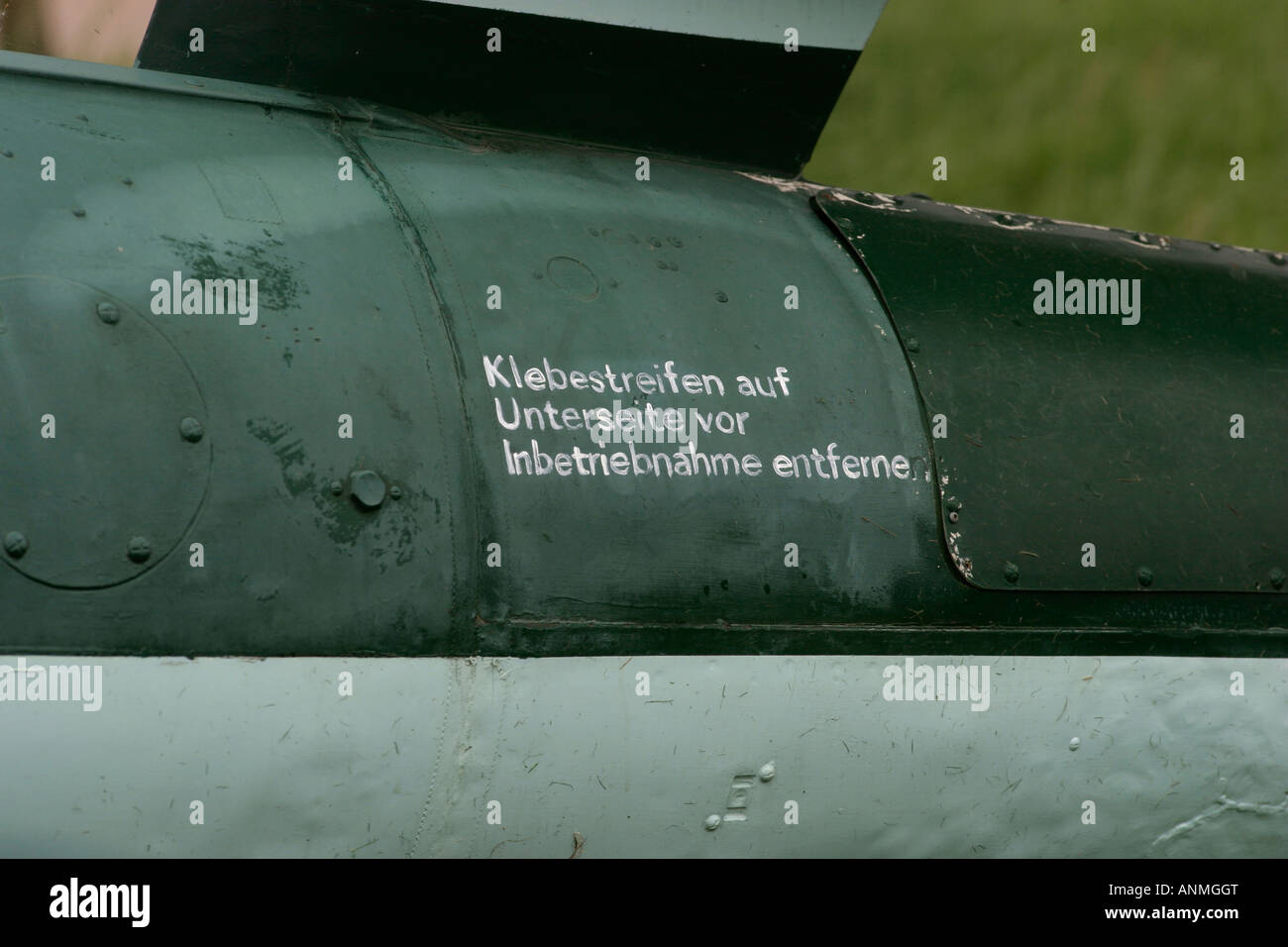 V1 or Vergeltiungswaffe doodle bug buzz bomb guided missile of World