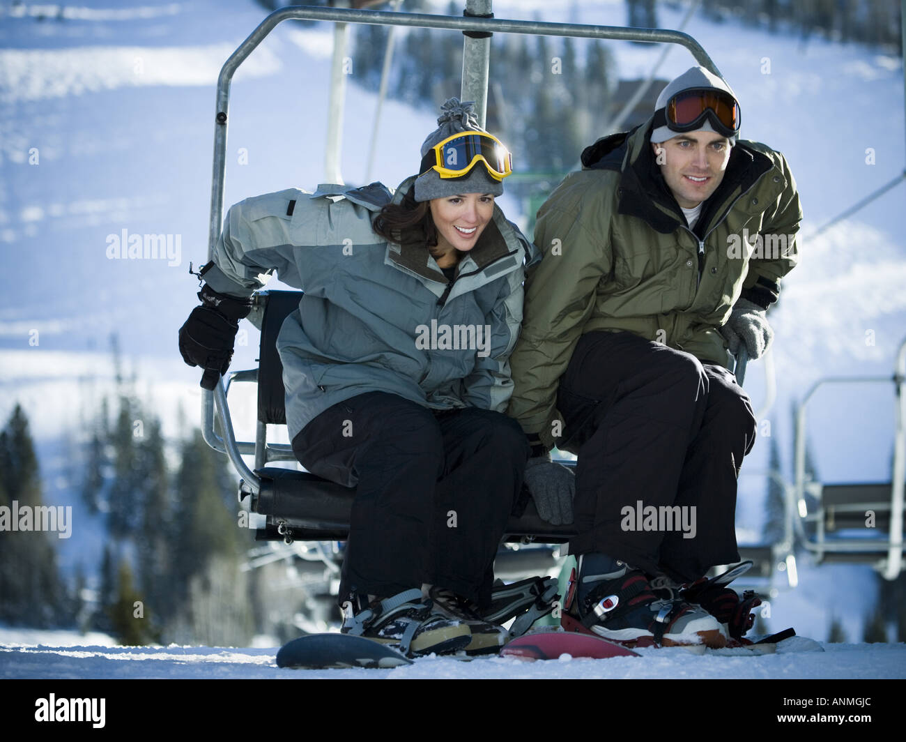 Watch How to Get Off a Ski Lift with a Snowboard video Watch How to Get Off a Ski Lift with a Snowboard video