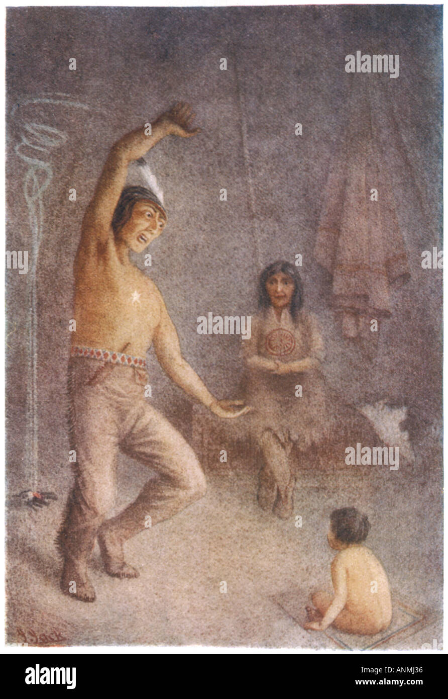 Algonquin Deity Glooskap Stock Photo Alamy