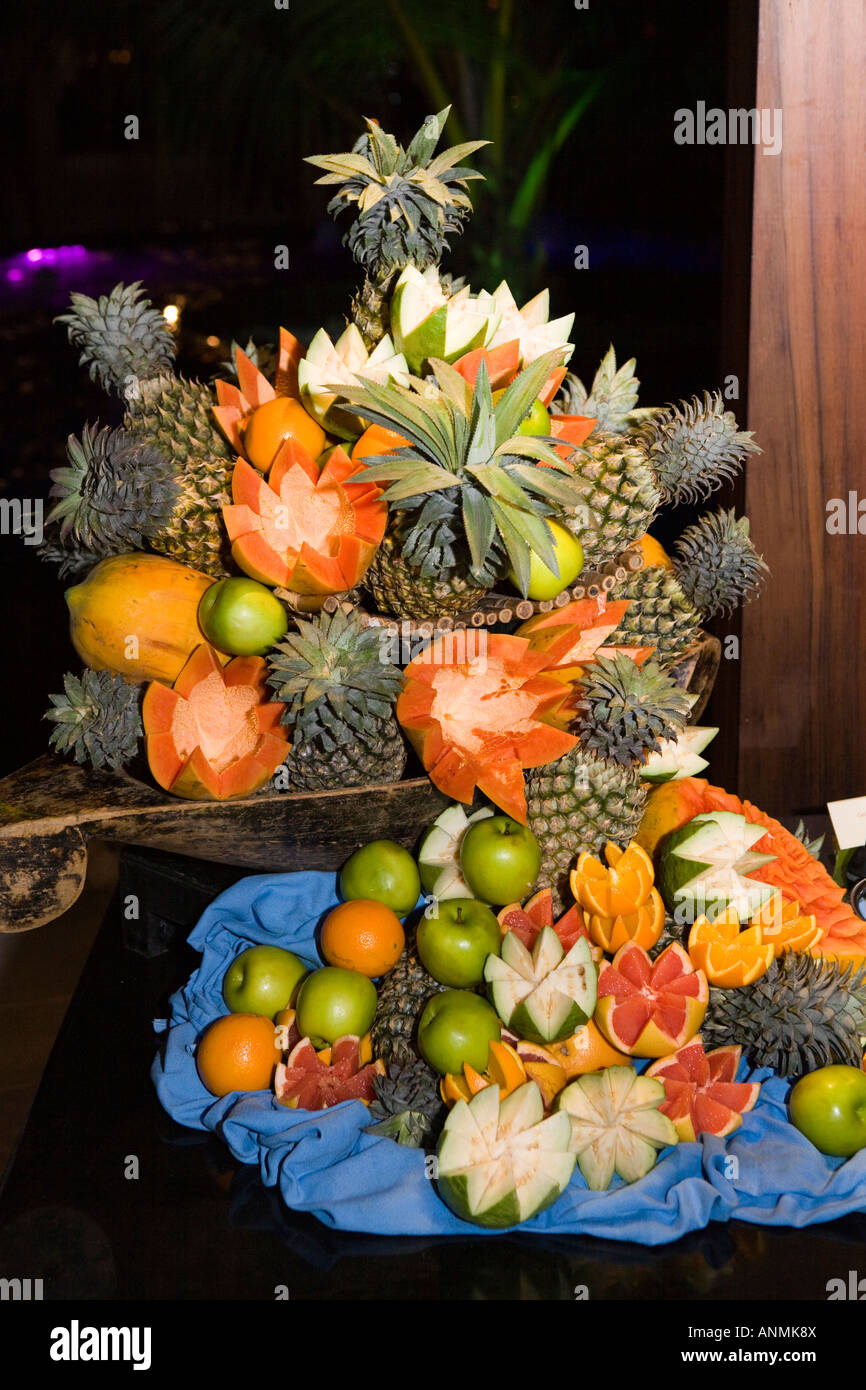 Maldives North Male Atoll Meeru Island Resort food floral themed fruit
