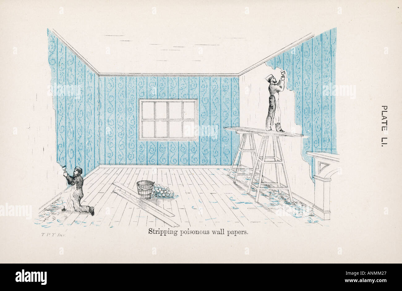 Wallpaper stripping hires stock photography and images Alamy